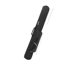 Professional Billiard Cue Bag 2/4Holes Billiard Carrying Cases Adjustable Strap Protector Holder Snooker Cue Storage Pouch Pool Cue Stick Bag(Black)