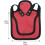 Chicken Saddle For Hens Adjustable Straps Poultry Vest Jacket Hen Protector Red 4