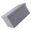 Faltbarer Stoff-Boxhocker 48x30x30cm Grau S 8