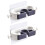 Wall Mounted Mop Holder 2 Pack Space Saving Broom Organizer Hooks For Bathroom Kitchen Laundry Garage White 1