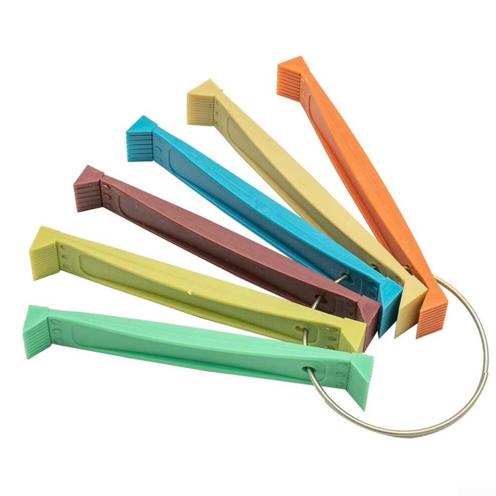 Fcr6 Fin Comb Set, 6Piece, For Ac, Straighten And Clean Evaporator And Condenser Fins, Improves Cooling 9347817262193