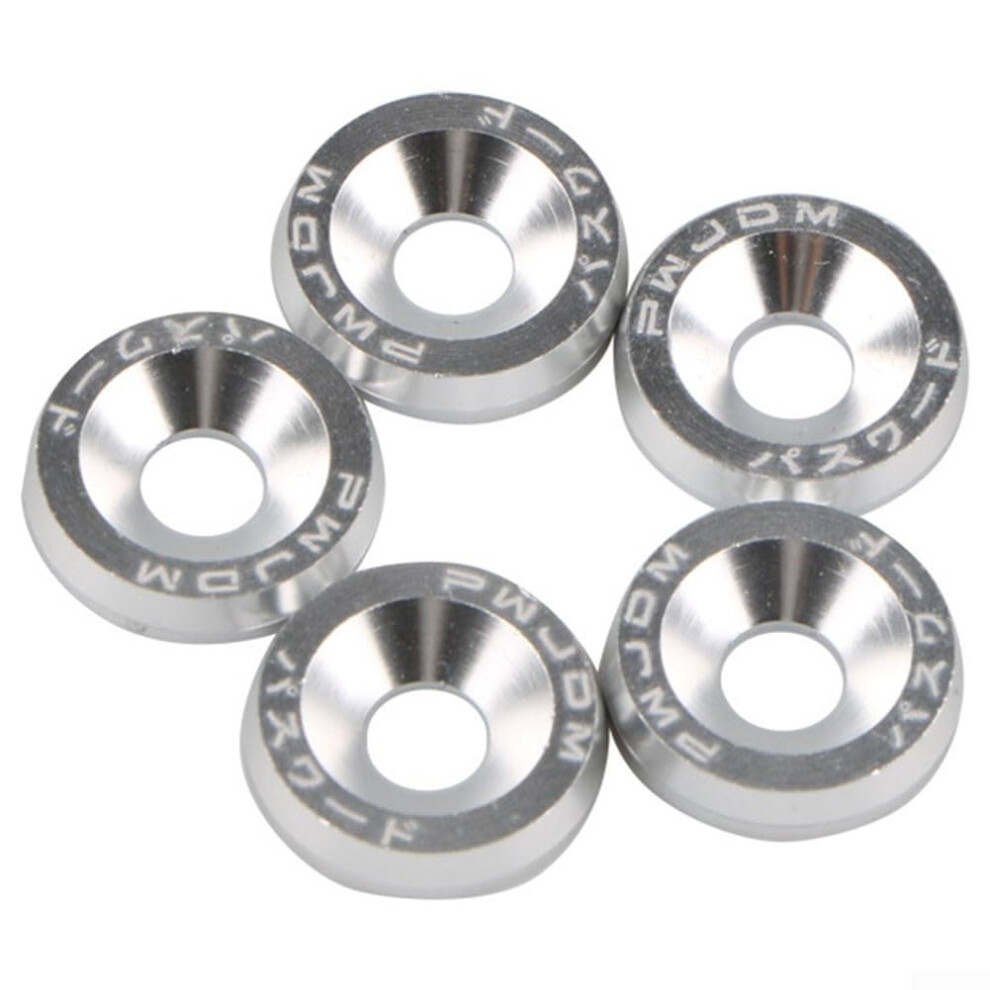 M6 Gasket Screws 10Pcs For Motorcycle License Plate Frames, Sealing Washers, Ironaluminum Construction 9199774637718