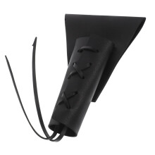 Fencing Medieval Accessories Leather Black Sword Frog for Medieval Sword Carrier Sleeve and Protectors Model 1
