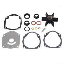 Water Pump Kit For Mercury MerCruiser Mariner Outboards 8M0100526 8M0100527, 15Pc Gaskets ORings Impeller Seals