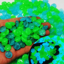 Sand Glow Pebbles For Fish Tanks And Aquarium Decor Waterproof Landscaping Stones Outdoor Path Decoration Garden