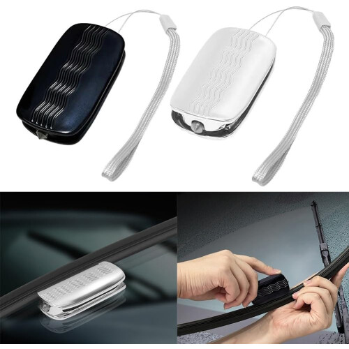 Windshield Wiper  Tool Compatible With Most Car Models For Quick Fixes Silvery White 2