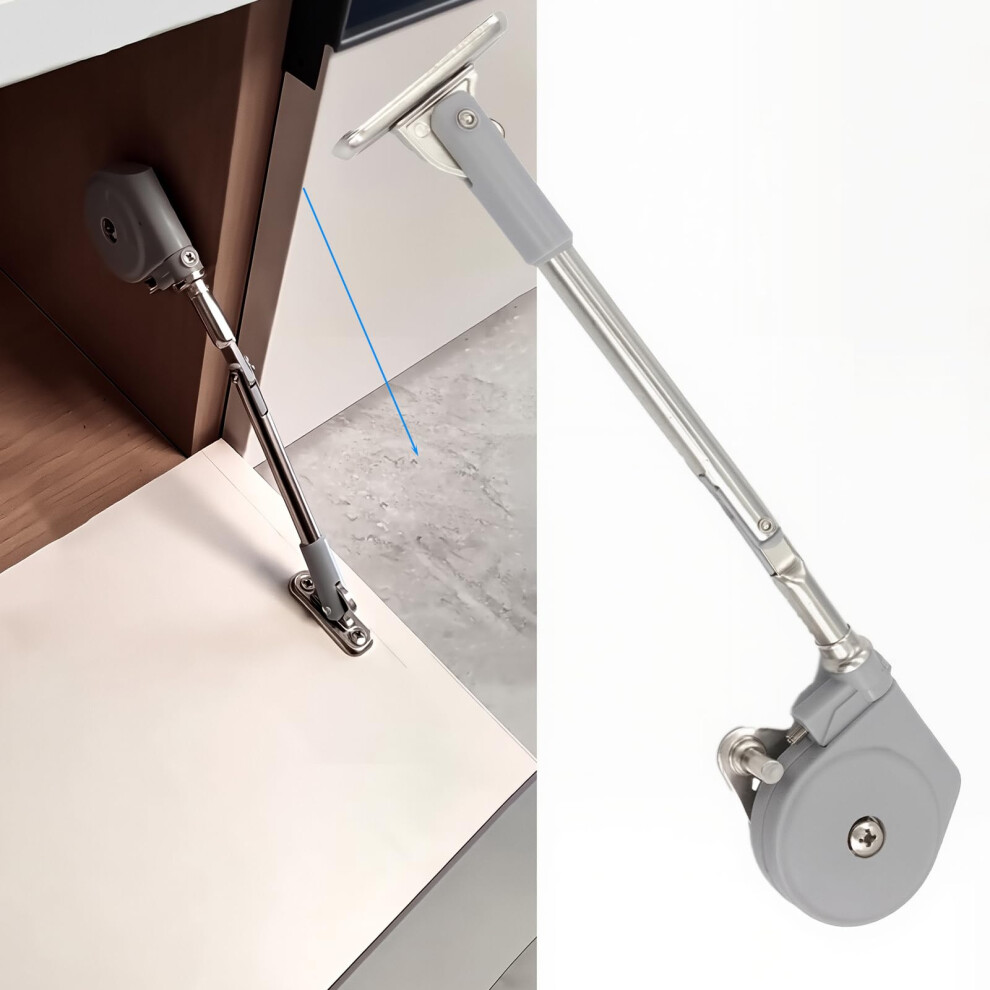 2Pack 105Degree Softopening Pulldown Cover Hinge Concealed Cabinet Door For Wall/Storage Cabinets 9382693073860
