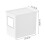 Plastic Laundry Powder Container Dustproof Box, 110g, Wide & High 5