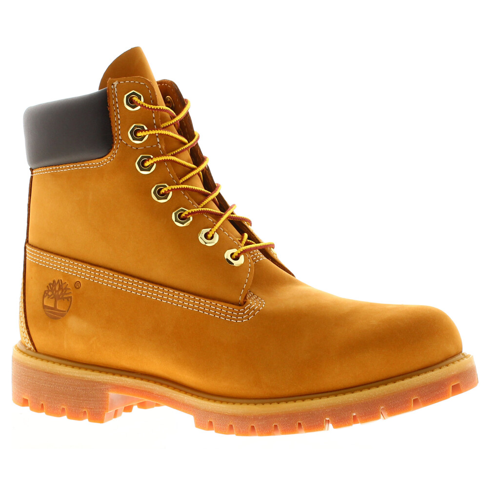 Timberland (Tan, 6.5 (Adults')) Mens Smart Boots Premium 6 Inch Waterproof Leather Lace Up Tan Uk Siz