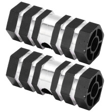 Black 2pcs Bike Pegs Durable Sturdy Portable Anti-Skid Mountain Bike Accessory