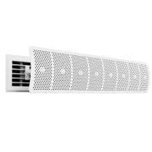 Window Air Conditioner Deflector, Adjustable 35.4 Inch Vent Cover, Easy Install With 8Blade Baffle, Fits Most Units