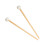 Percussion Drum Mallet with Wood Handle Felt Head White 1 Pair for Drummers 1
