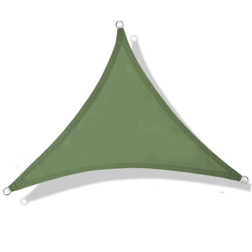 Voile d'ombrage d'extérieur anti-UV-Triangle vert
