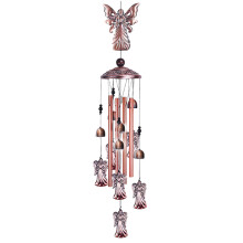 Carillons éoliens multi-tubes en fer forgé vintage pour