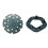Support de canne en bambou Support de plante en-Disque de bambou 2