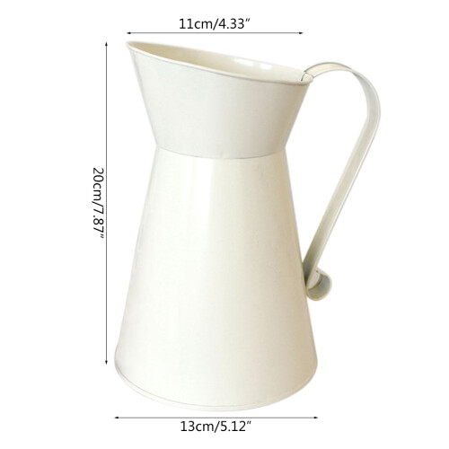 Vintage primitif cafetière en forme de Pot de fleur arrosage pot 2