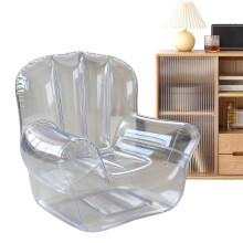 Blow Up Chair For Adults AdultSize Inflatable Indoor Outdoor Thickened Transparent Sofa For Women Men Seniors Teens Children