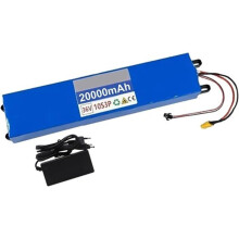 36V 20Ah Ebike Battery BuiltIn Folding LiION With Charger, BMS, For 250W, 350W, 450W, 500W, 750W Motors (XT60)