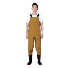 Waders Chest Waders For Men Waterproof Breathable WearResistant Yellow Model 75S For Fishing