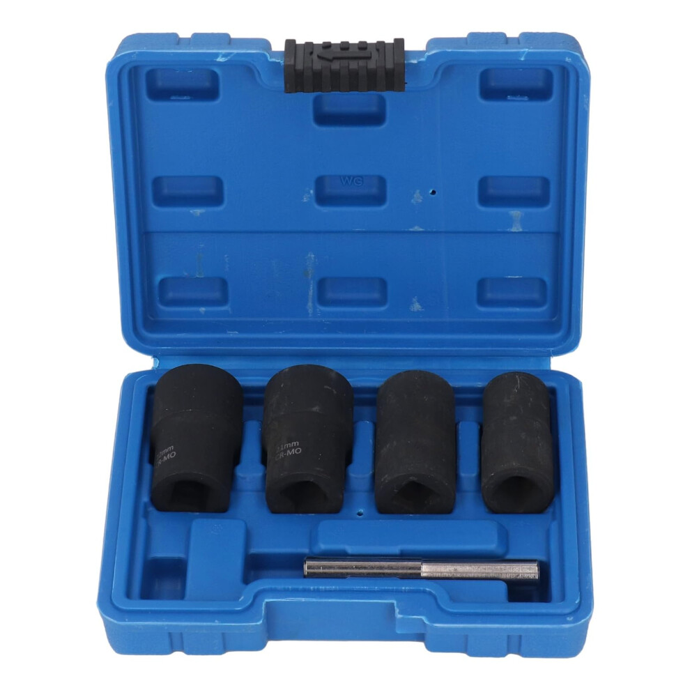 1/2In Drive Impact Bolt Extractor Kit Stripped Lug Nut Removal Tool Compatible With 17Mm 19Mm 21Mm 22Mm Lug Nuts 9426802734546