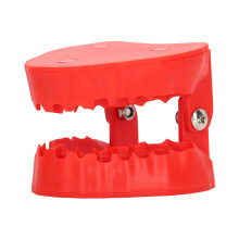 Shock-Resistant Red Denture Drill Holder 28 Bit Slots with Magnet