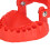 Shock-Resistant Red Denture Drill Holder 28 Bit Slots with Magnet 11