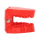 Shock-Resistant Red Denture Drill Holder 28 Bit Slots with Magnet 16