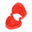Shock-Resistant Red Denture Drill Holder 28 Bit Slots with Magnet 14