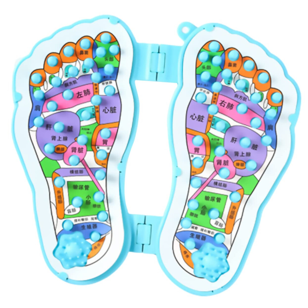 Foot Reflexology Massage Pad Acupressure Mat Pebble Design for Tension and Stress Relief