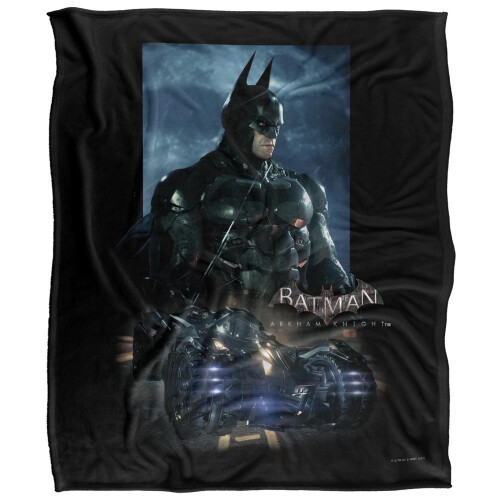 Batman Batman Arkham Knight Batcycle Blanket 1