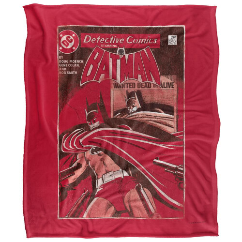Batman Batman Wanted Dead Or Alive Comic Cover Blanket 1