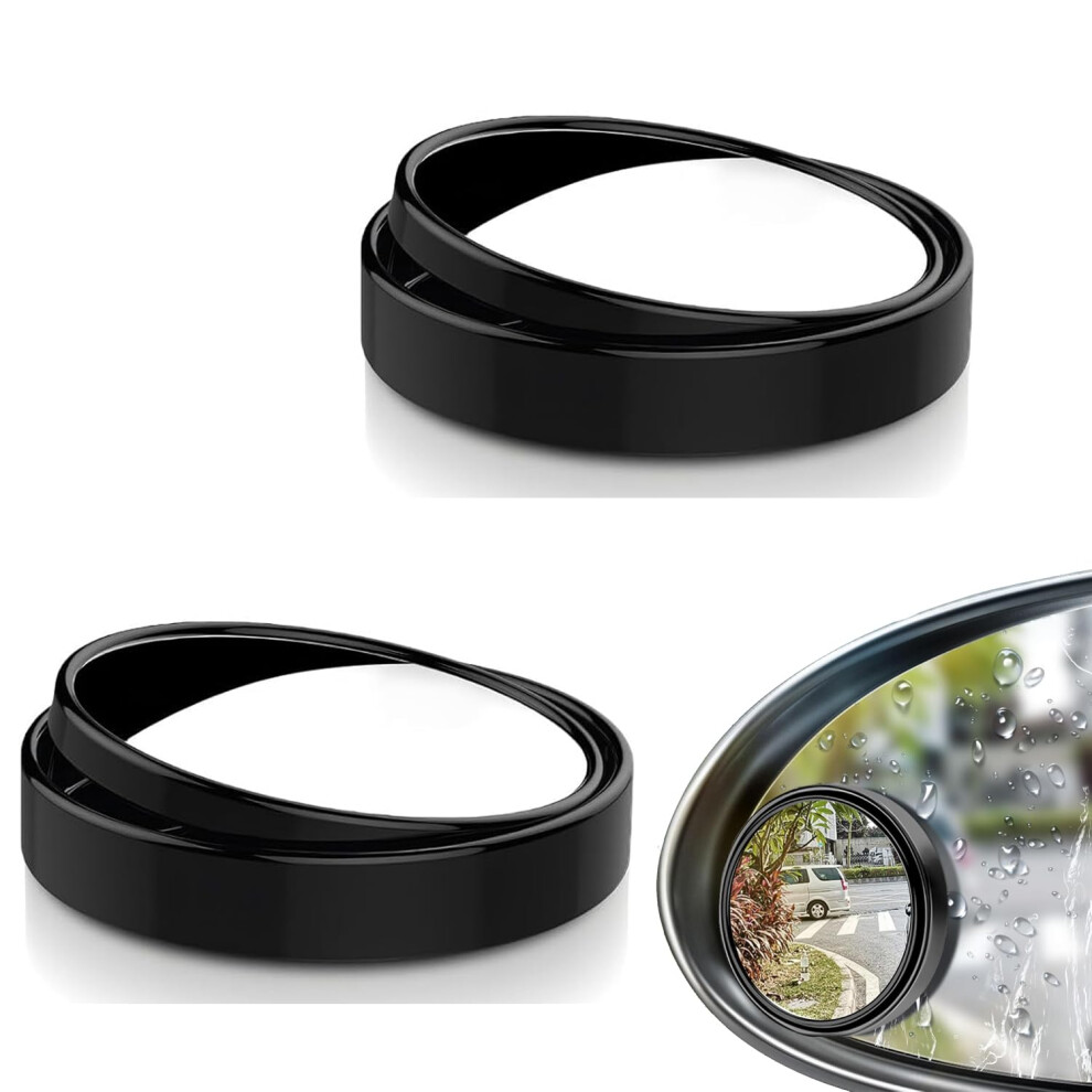 Blind Spot Mirrors, Adjustable 2Piece, 360 Degree Rotatable Convex Side Mirror For Cars, Enhances Safety, Universal Fit 9382693964014