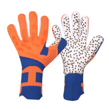 Goalkeeper Gloves Soccer, Performance AntiSlip, For Kids And Adults, Orange, UK Size 10