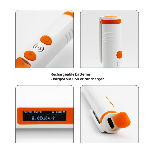 Compact Geiger Counter with Audible Alerts for Radiation Detection 2
