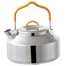 Stainless Steel Tea Kettle Camping Teapot Portable Lightweight Ideal For Hot Beverages, Gas And Induction Compatible