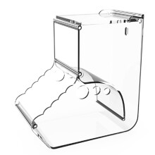 Automatic Mouse Feeder Transparent Odorless Universal PreDrilled Replacement Home Pet Food Dispenser Container