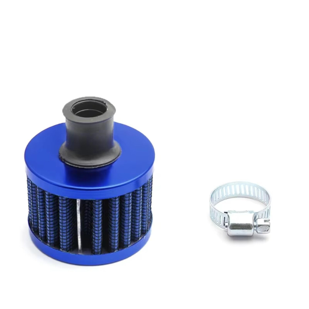 12Mm Motorcycle Air Filter Breather Flow Intake Boost Engine Performance Blue 9347817368901