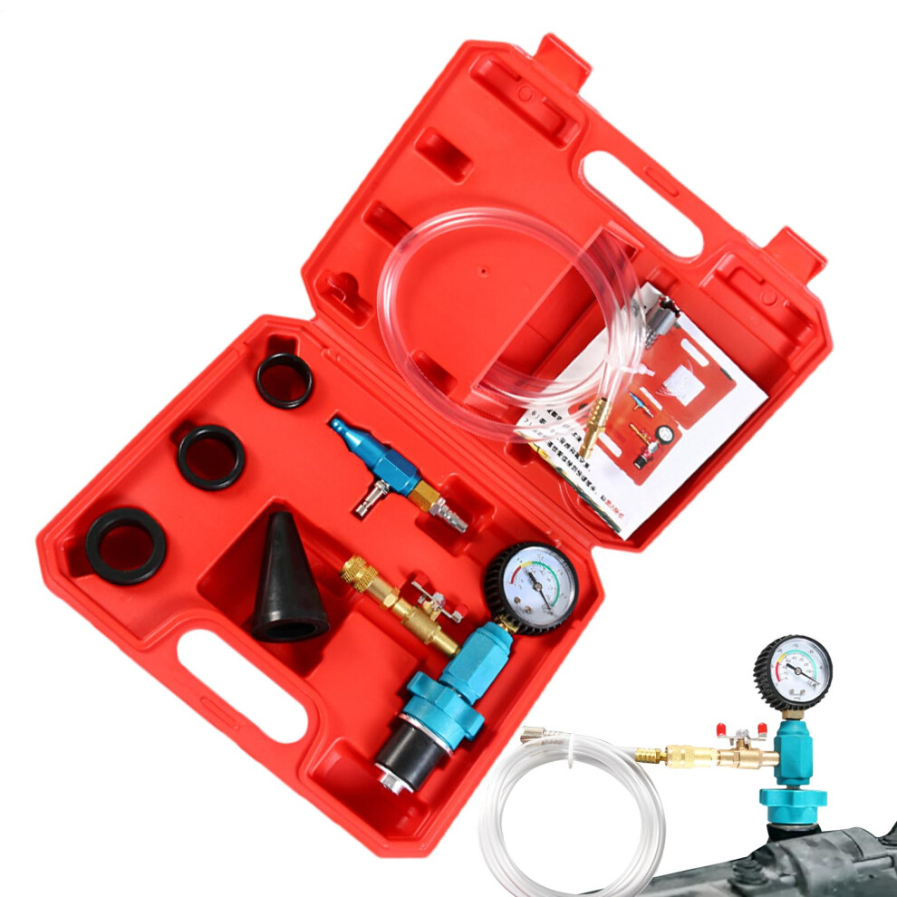 Automotive Coolant Vacuum Refill Kit Pneumatic Antifreeze With 7 Tools Water Tank Filling Set For Motorcycles Suvs Cars 9189345448362