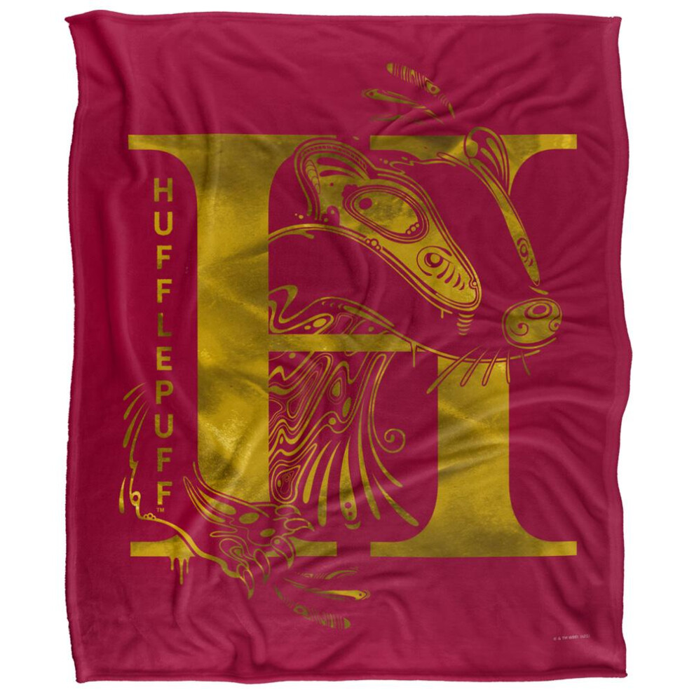 Harry Potter Hufflepuff Abstract Blanket Multicoloured