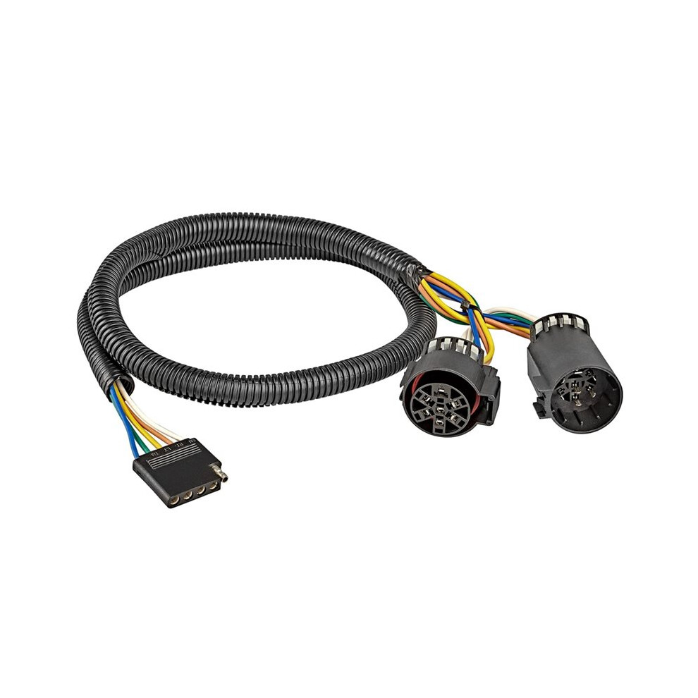 56584 5-Pin Trailer Connector To 7-Pin Connector Trailer Wiring Harness (Long 41 Inches) For Uscar Vehicle-Side Custom 6034079642025