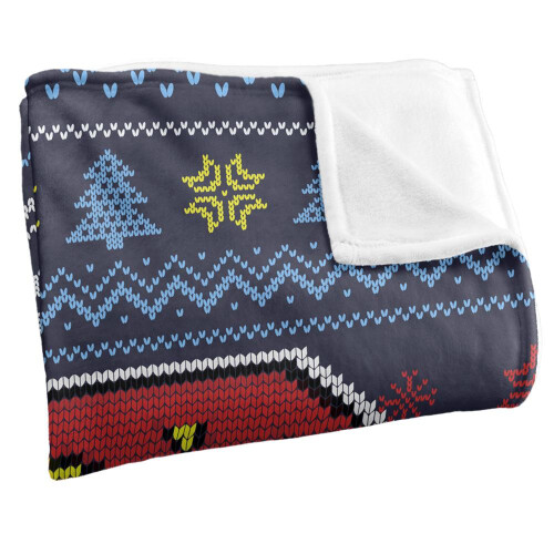 Superman Superman Christmas Fair Isle Blanket 2