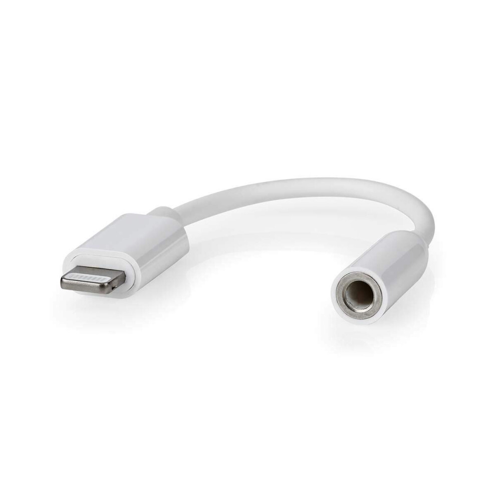Lightning To 3.5Mm Headphone Jack Adapter Mfi Certified Trrs Dongle Compatible With Iphone 14 Pro Max And Earlier White 9382693076748