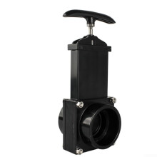 RV Waste Valve Body with Handle 50mm 75mm Heavy Duty ABS Sewer Valve Replacement for Motorhome