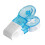 Distributeur de tablettes portable, 8 compartiments, 3,8x8x5cm 2