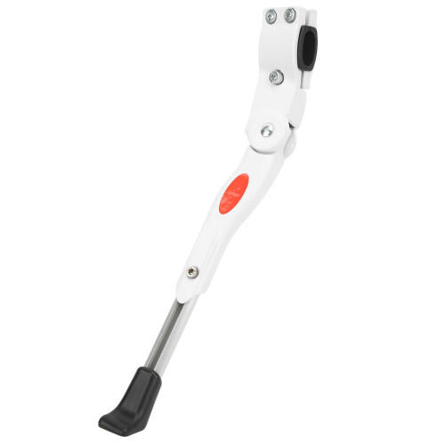 Aluminium Alloy Bike Kickstand 33cm Adjustable Rustproof Durable White 1