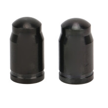 Tapón de válvula de bicicleta de aleación de titanio, 8 g 0,02 lb, negro
