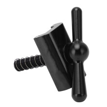 Aluminum Alloy Folding Bike Handlebar Foldable C Buckle Black