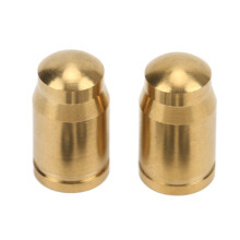 Titanium Alloy Bicycle Air Valve Cap for American Valve Dustproof Gold