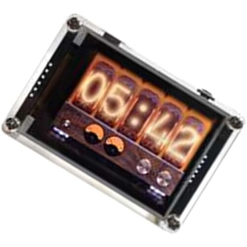 Clock Music Spectrum VU Meter 2.4' Analog Display Voice Control Digital Rhythm Analyzer 2.4Inch Display StudioGrade 1