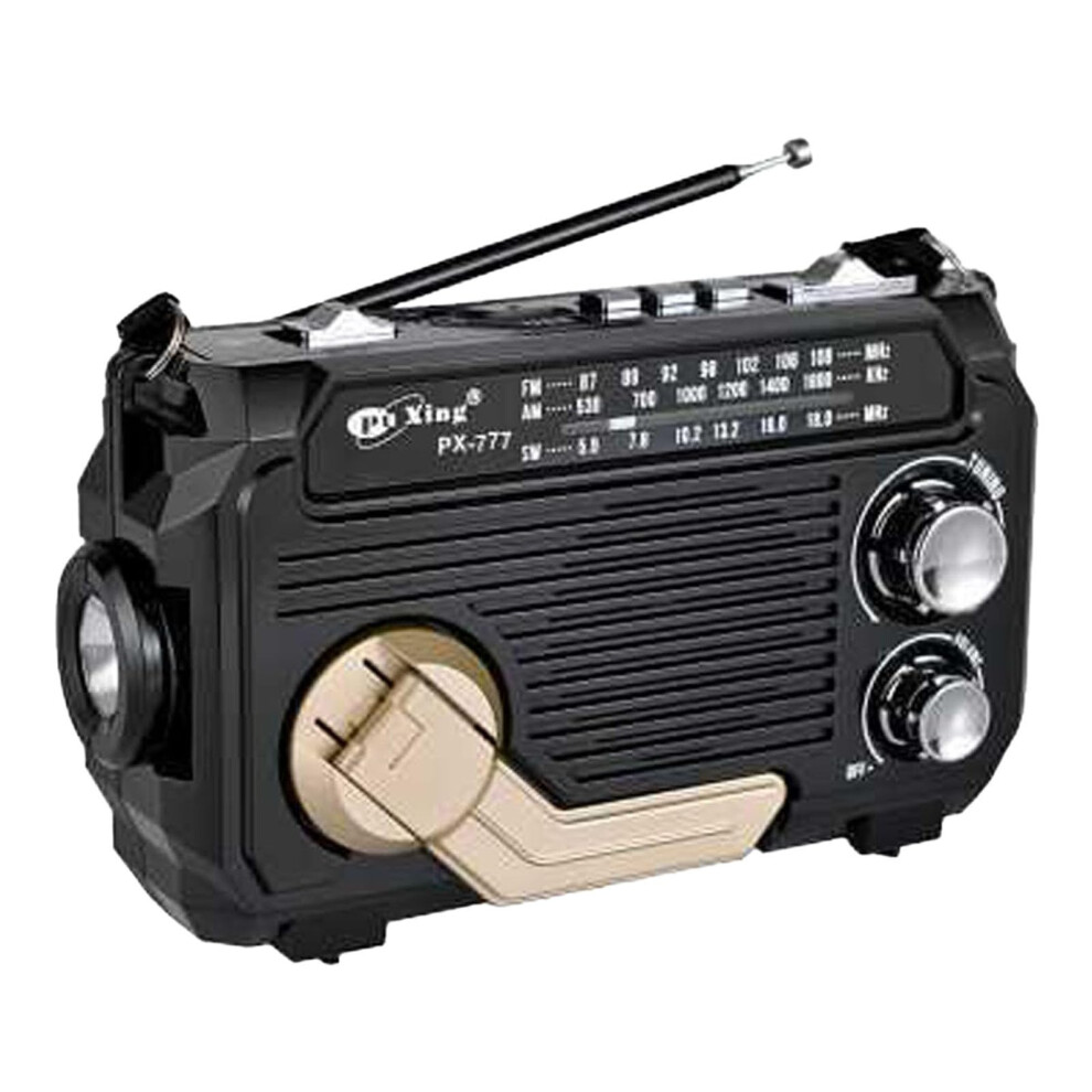 Emergency Solar Crank Radio With Am Fm Sw Weather Alerts And Usb Charging For Camping 9347817370331
